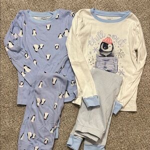 Carter's Girls Penguin Pajamas Size 6